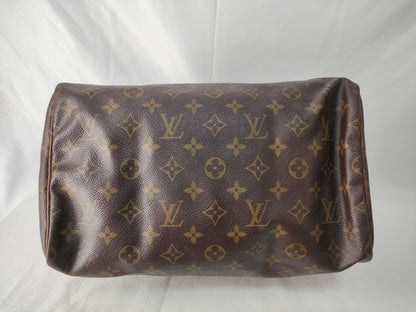 LOUIS VUITTON Monogram Louis Vuitton Speedy 30 Monogram Boston Bag Handbag
