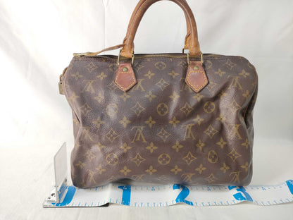 LOUIS VUITTON Monogram Louis Vuitton Speedy 30 Monogram Boston Bag Handbag