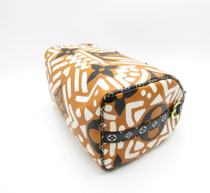 LOUIS VUITTON LV Crafty Speedy Banduriere 25 M56588 Claim Caramel G Fittings Handbag