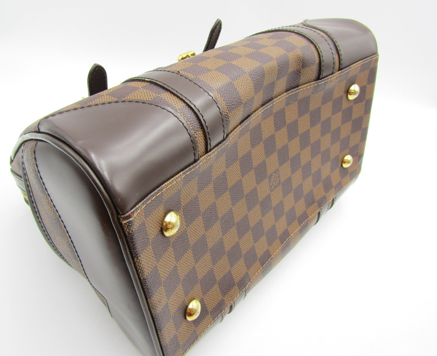 LOUIS VUITTON LV Berkeley N52000 Damier Ebenu G Hardware Hardware Handbag