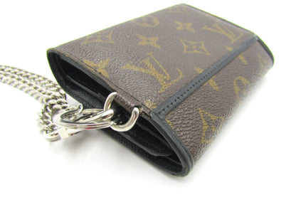 LOUIS VUITTON LV Monogram MacArthur Portefeuil Compact M60167 Chain Wallet Wallet