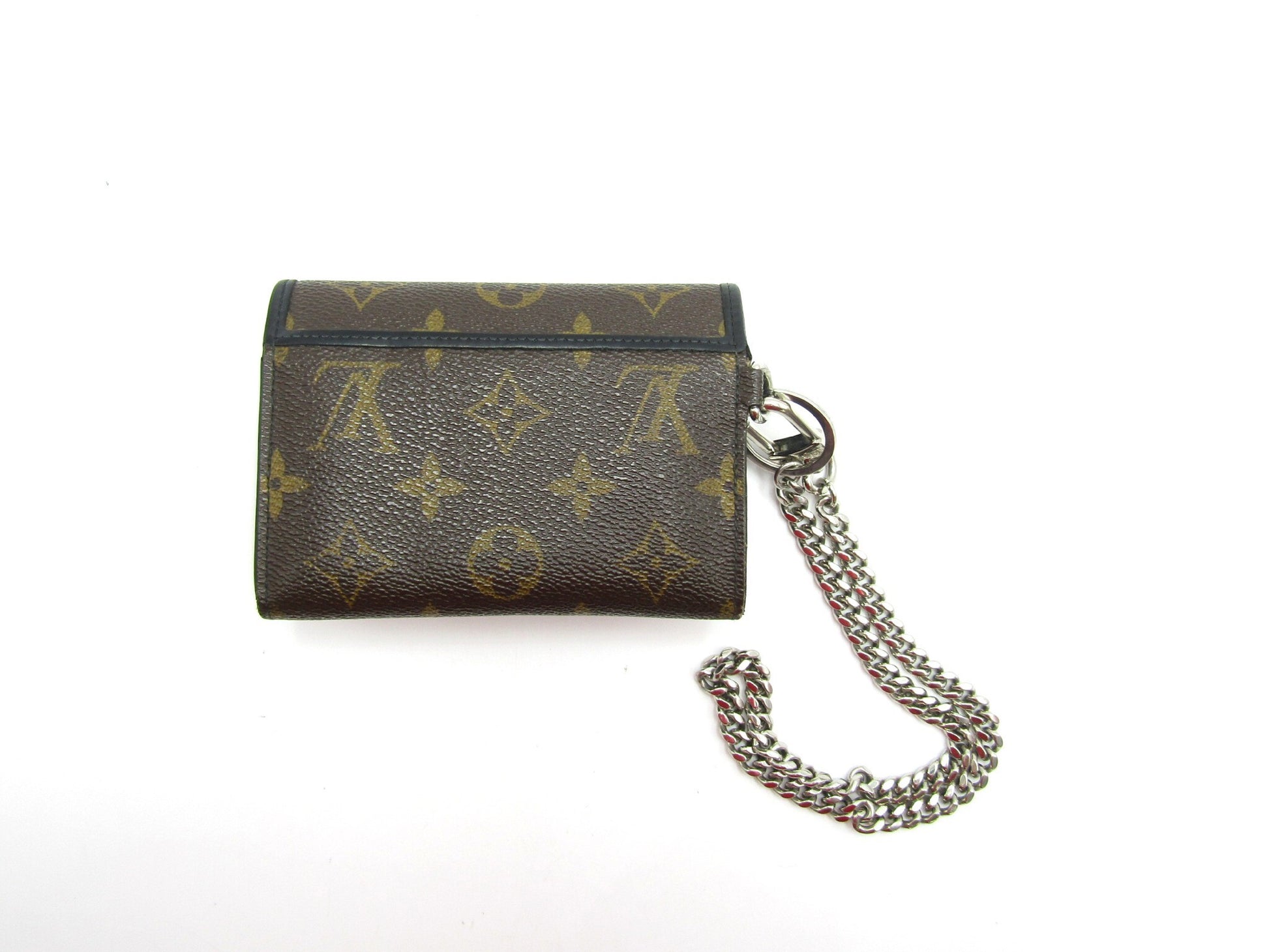 LOUIS VUITTON LV Monogram MacArthur Portefeuil Compact M60167 Chain Wallet Wallet