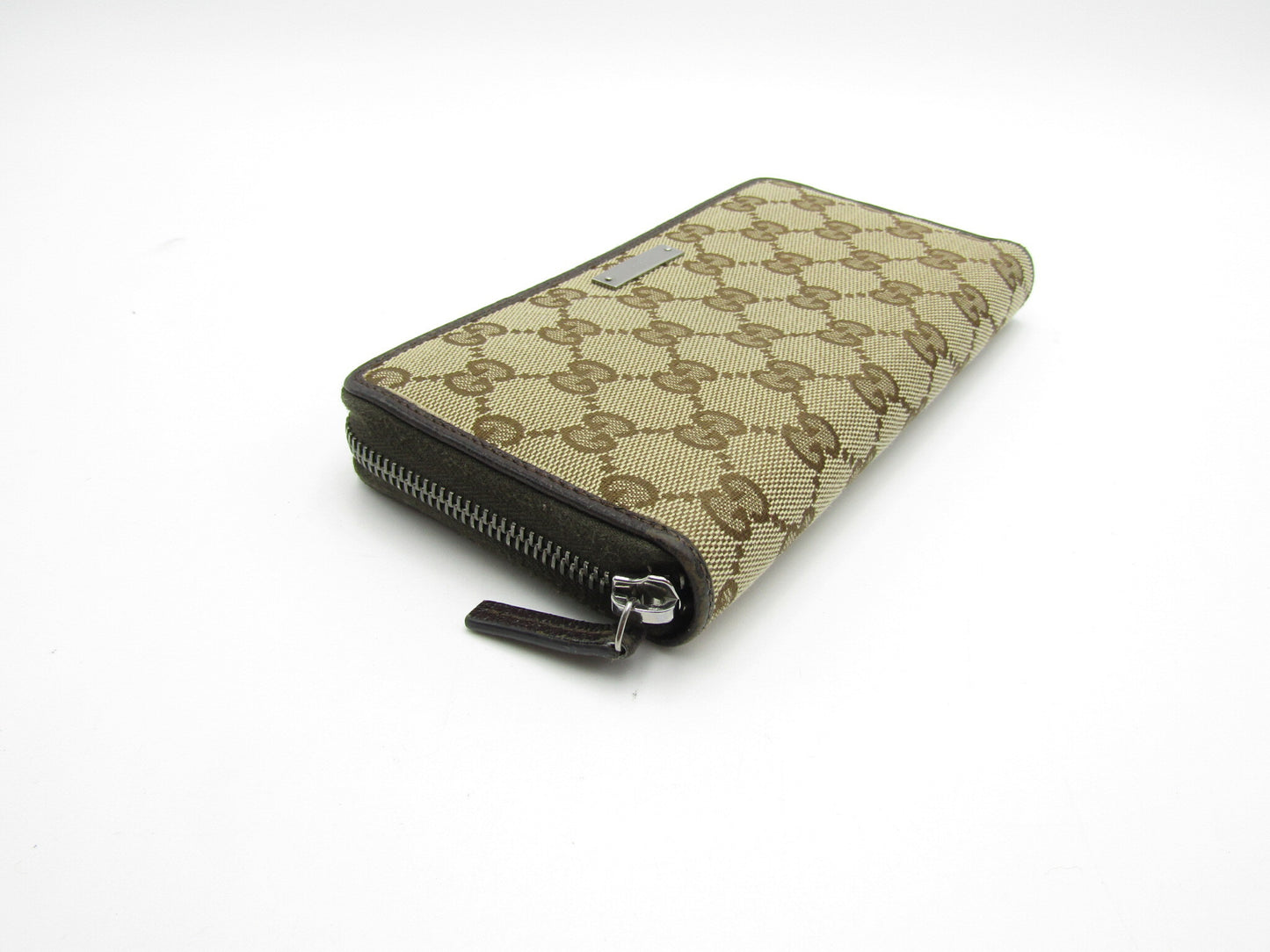 GUCCI GG Canvas Round Long Wallet 307980 S Hardware Wallet