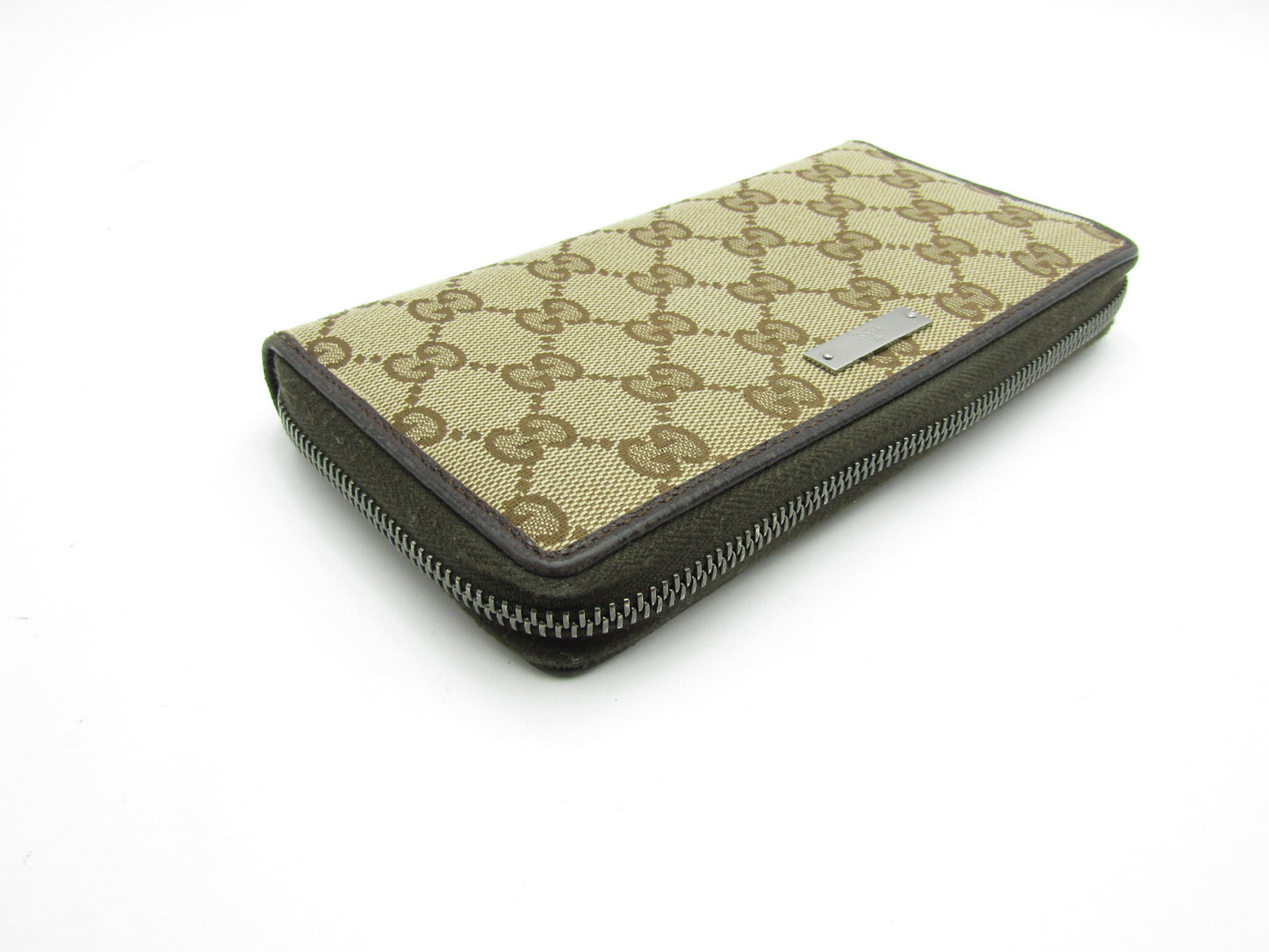 GUCCI GG Canvas Round Long Wallet 307980 S Hardware Wallet