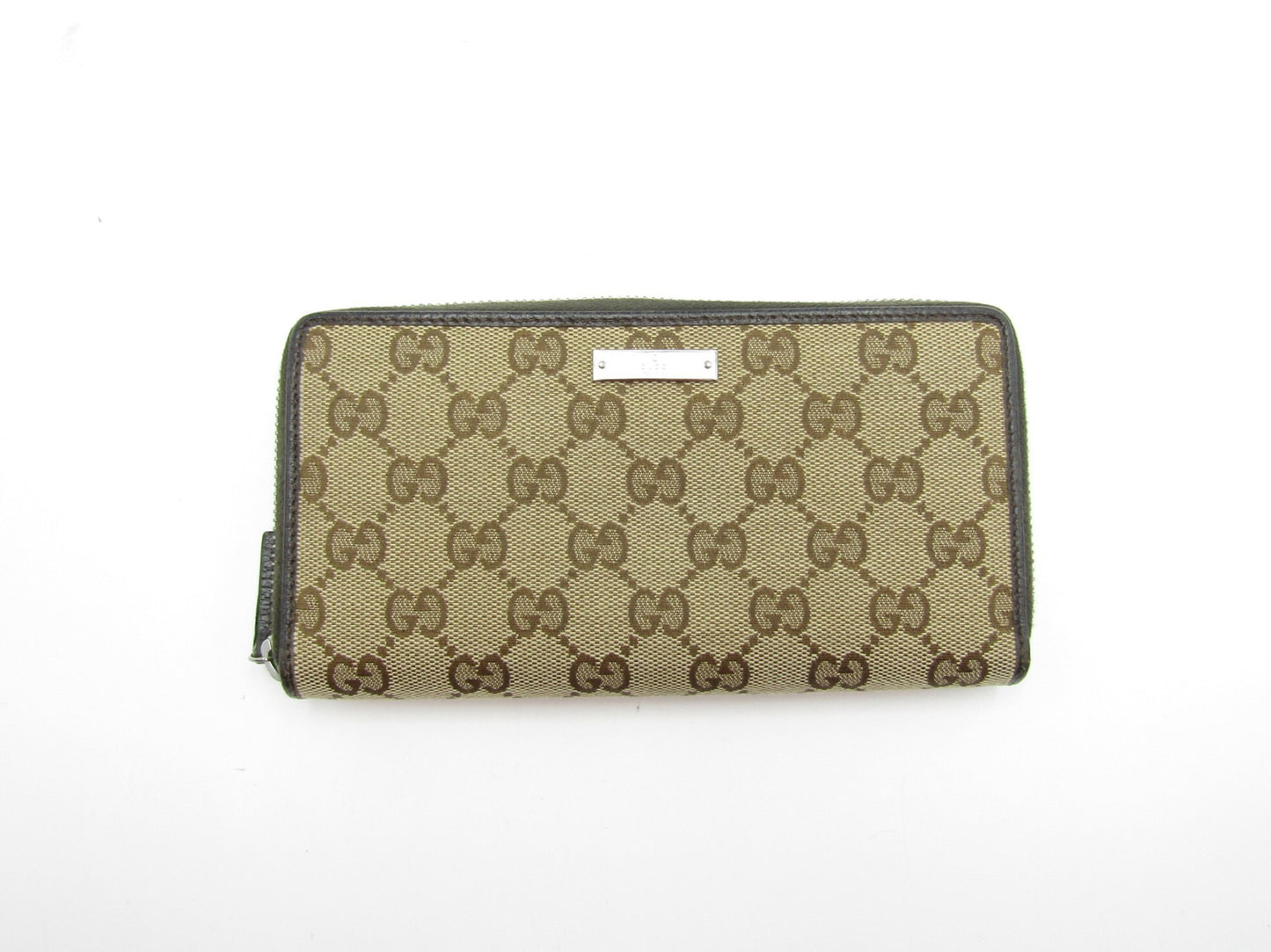 GUCCI GG Canvas Round Long Wallet 307980 S Hardware Wallet