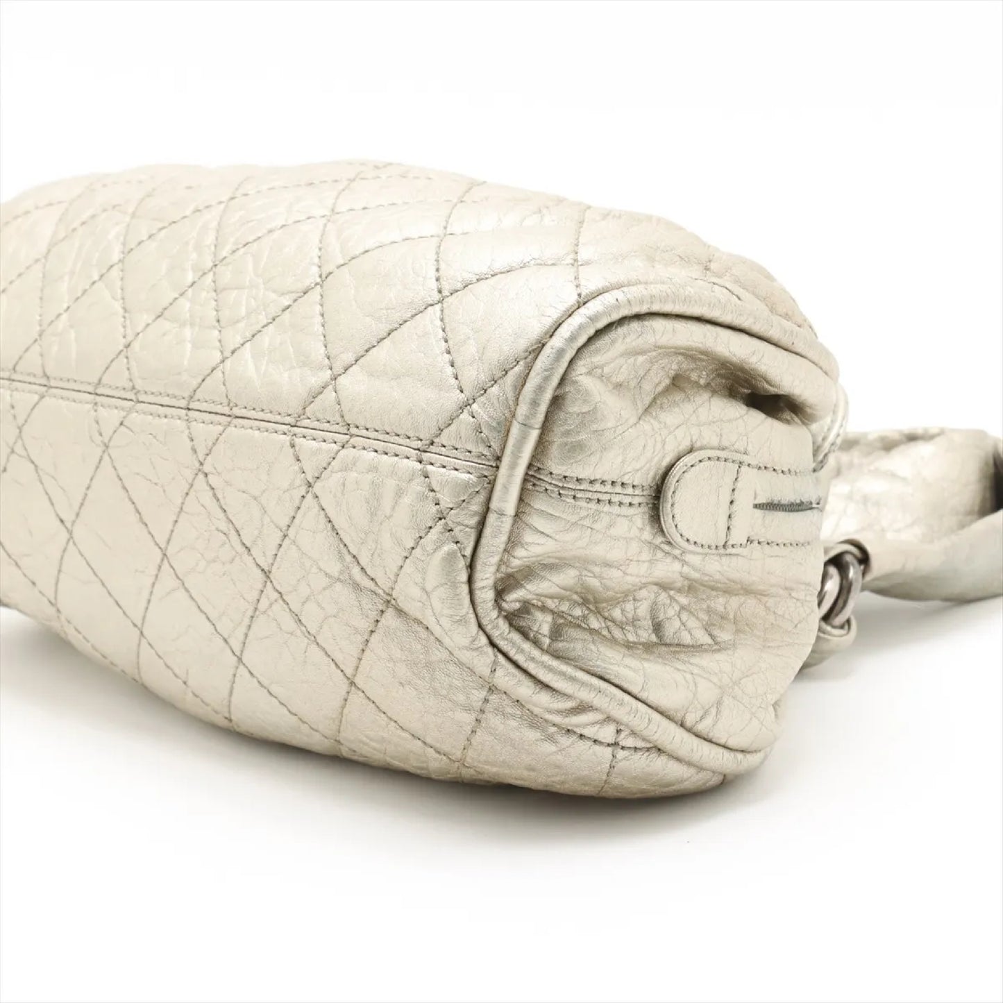 CHANEL Matlasse Leather Handbag 11th Tote Bag