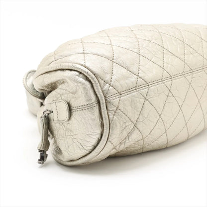 CHANEL Matlasse Leather Handbag 11th Tote Bag