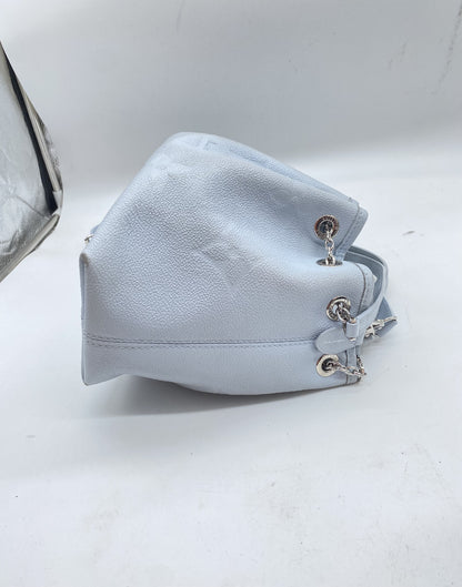 LOUIS VUITTON Vuitton Monogram Unplanted LV Bundle M11187 Blue RFID Responsive Shoulder Bag