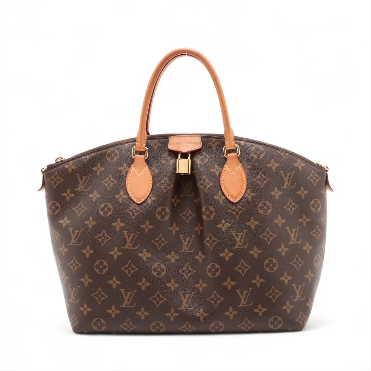 LOUIS VUITTON Vuitton Monogram Boesi NM MM M45987 Brown RFID Responsive Bag