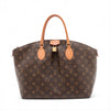 LOUIS VUITTON Vuitton Monogram Boesi NM MM M45987 Brown RFID Responsive Bag
