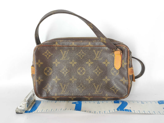 LOUIS VUITTON Monogram Louis Vuitton Monogram Pochette Marly Bangliere Shoulder M51828 Shoulder Bag