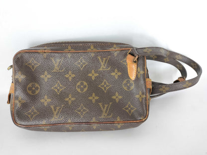 LOUIS VUITTON Monogram Louis Vuitton Monogram Pochette Marly Bangliere Shoulder M51828 Shoulder Bag