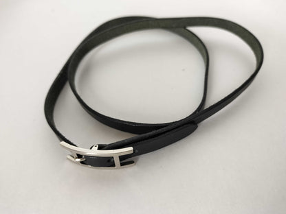 HERMES Api Choker Black Necklace