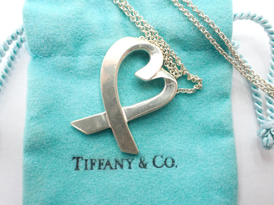 Tiffany&Co. Tiffany Paloma Picasso Loving Heart 925 8.9g Necklace