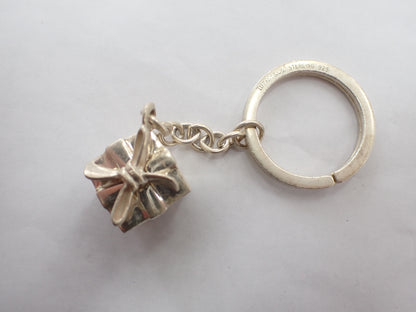 Tiffany&Co. Tiffany & Co. 925 Gift Box Keyring Keychain 26.4g Charm