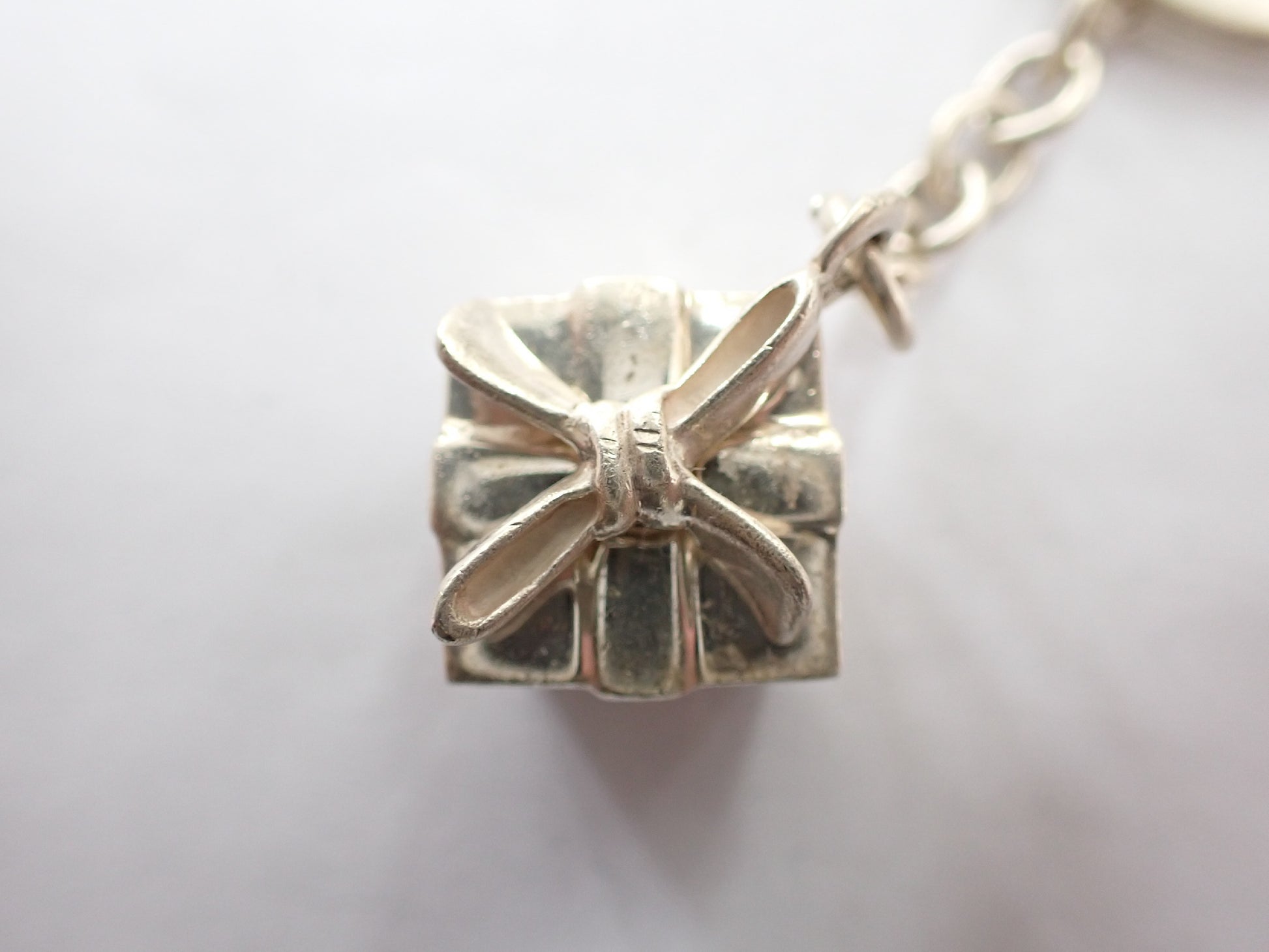 Tiffany&Co. Tiffany & Co. 925 Gift Box Keyring Keychain 26.4g Charm