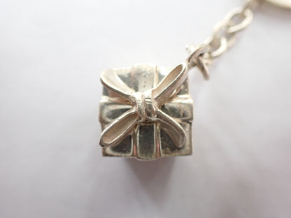 Tiffany&Co. Tiffany & Co. 925 Gift Box Keyring Keychain 26.4g Charm