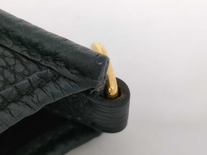 HERMES Evelyn TPM Black Gold Hardware Z-Engraved Shoulder Bag