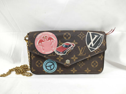 LOUIS VUITTON Monogram Louis Vuitton M62145 Pochette Freeche Strap Shoulder Bag