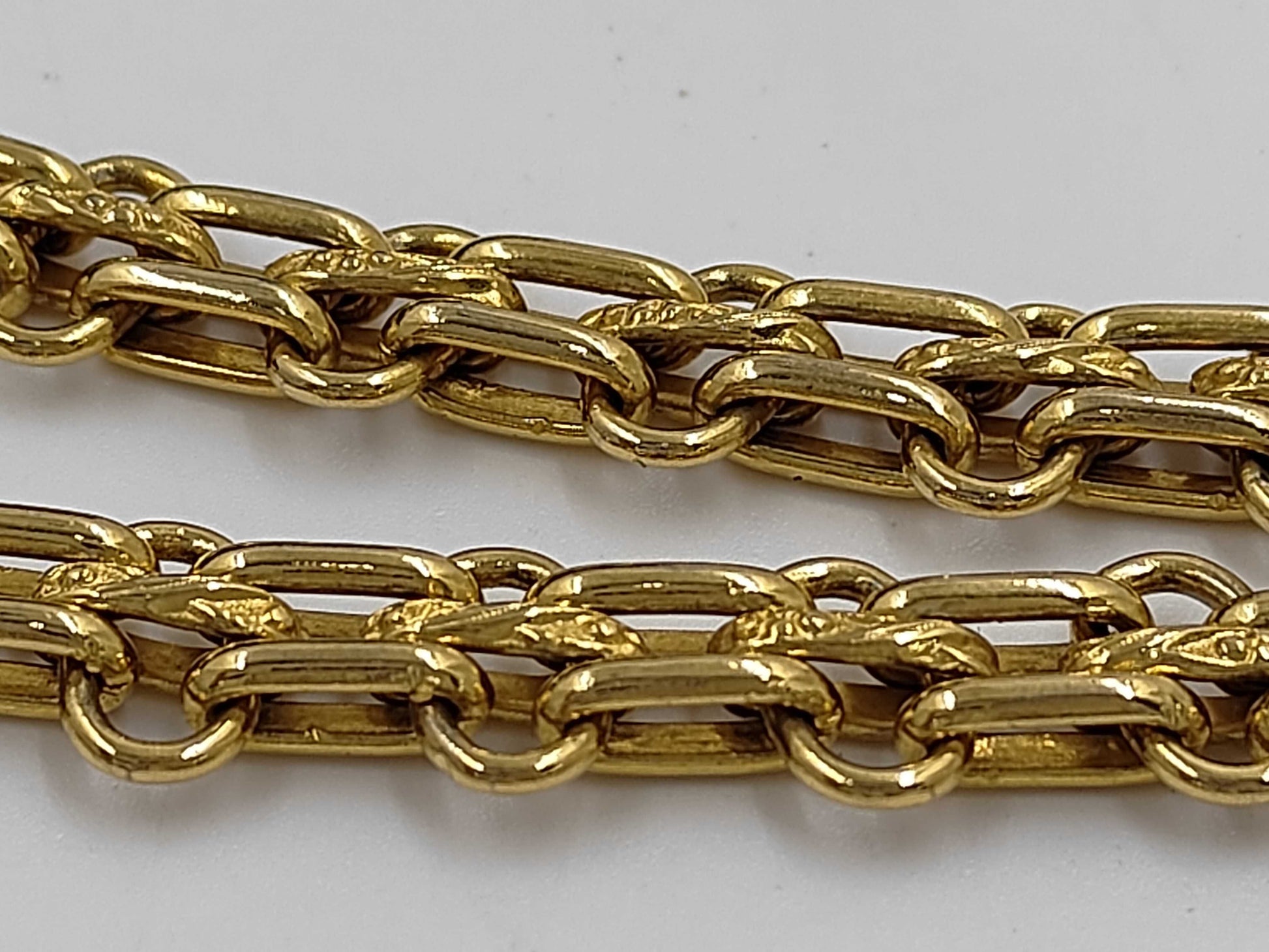 CHANEL Chain Cotton Jersey Black Shoulder Bag