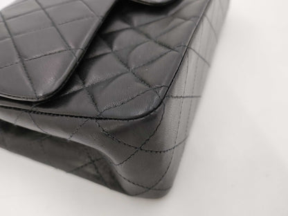 CHANEL Chain Lambskin Black Shoulder Bag