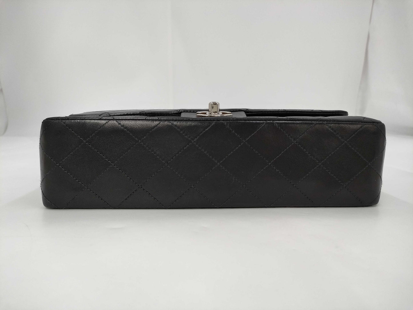 CHANEL Chain Lambskin Black Shoulder Bag