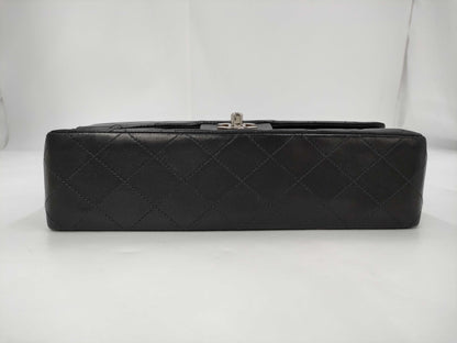 CHANEL Chain Lambskin Black Shoulder Bag