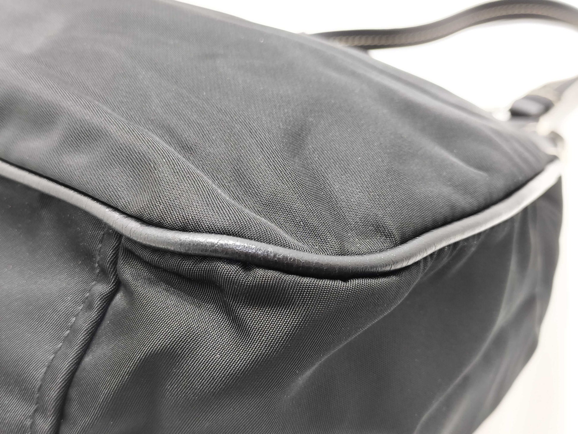PRADA Nylon Prada Bag Nylon Black Handbag