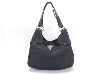 PRADA Nylon Prada Bag Nylon Black Handbag