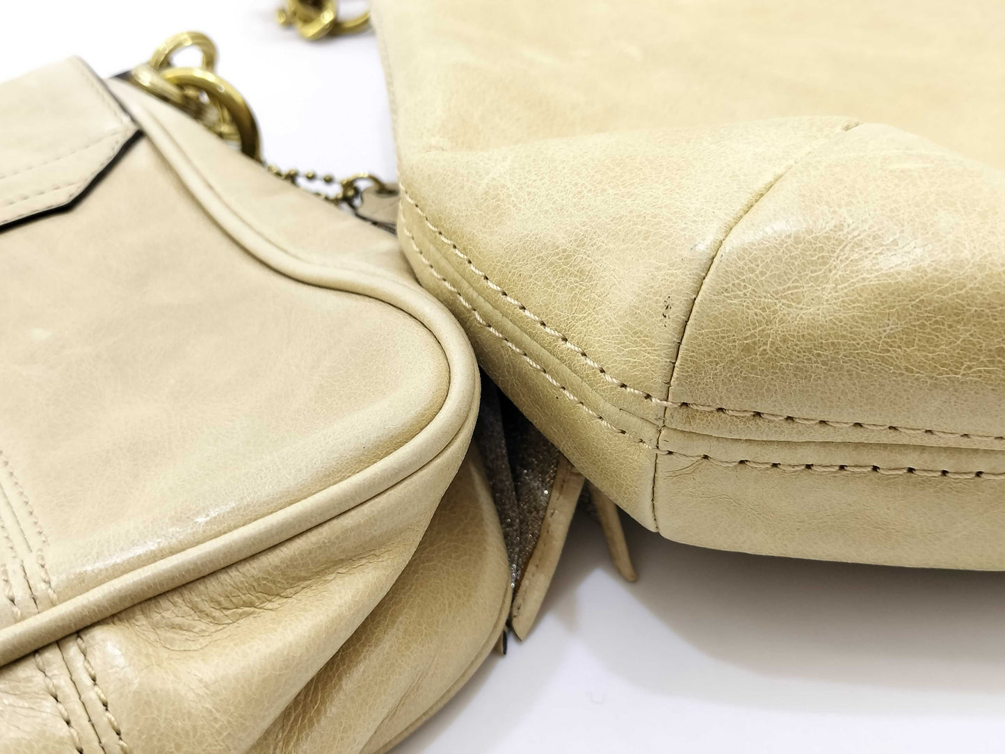 COACH Double Pocket Leather Bag Set of 2 Bags