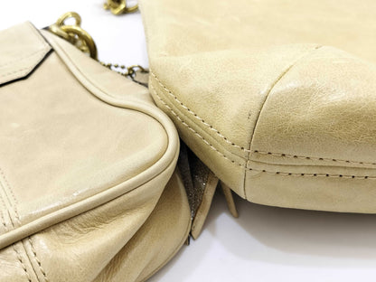 COACH Double Pocket Leather Bag Set of 2 Bags