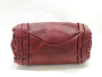 CELINE Calfskin Studs One Shoulder Bag [With Store Card] Shoulder Bag