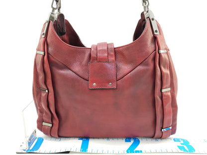 CELINE Calfskin Studs One Shoulder Bag [With Store Card] Shoulder Bag