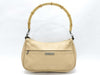 GUCCI Bamboo Bamboo Accessories Pouch Mini Handbag Leather Handbag