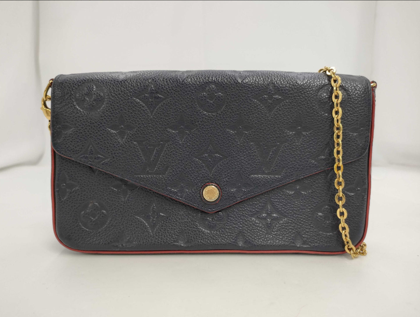 LOUIS VUITTON LOUIS VUITTON Monogram Unplanted Pochette Felicity M83589 Shoulder Bag Chain Louis Vuitton Shoulder Bag