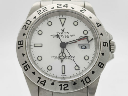 ROLEX 16570 A490444 White Dial Oyster Breath Men's Watch