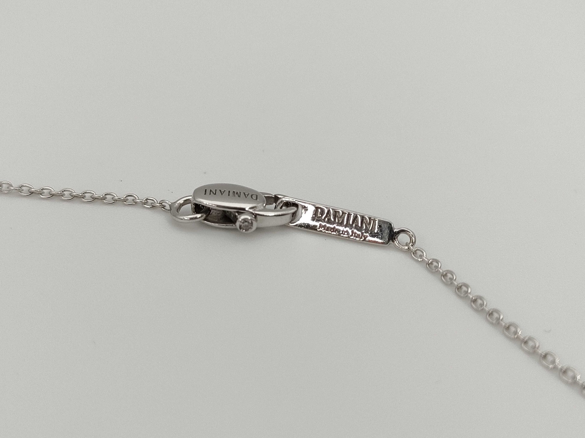 Damiani Belle Epoque S Iceberg Sapphire Diamond WG Au750 11.3g Necklace