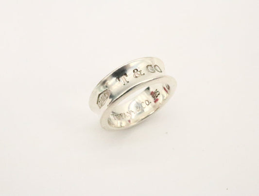 Tiffany&Co. Narrow 1837 925 6.4g #11 Ring