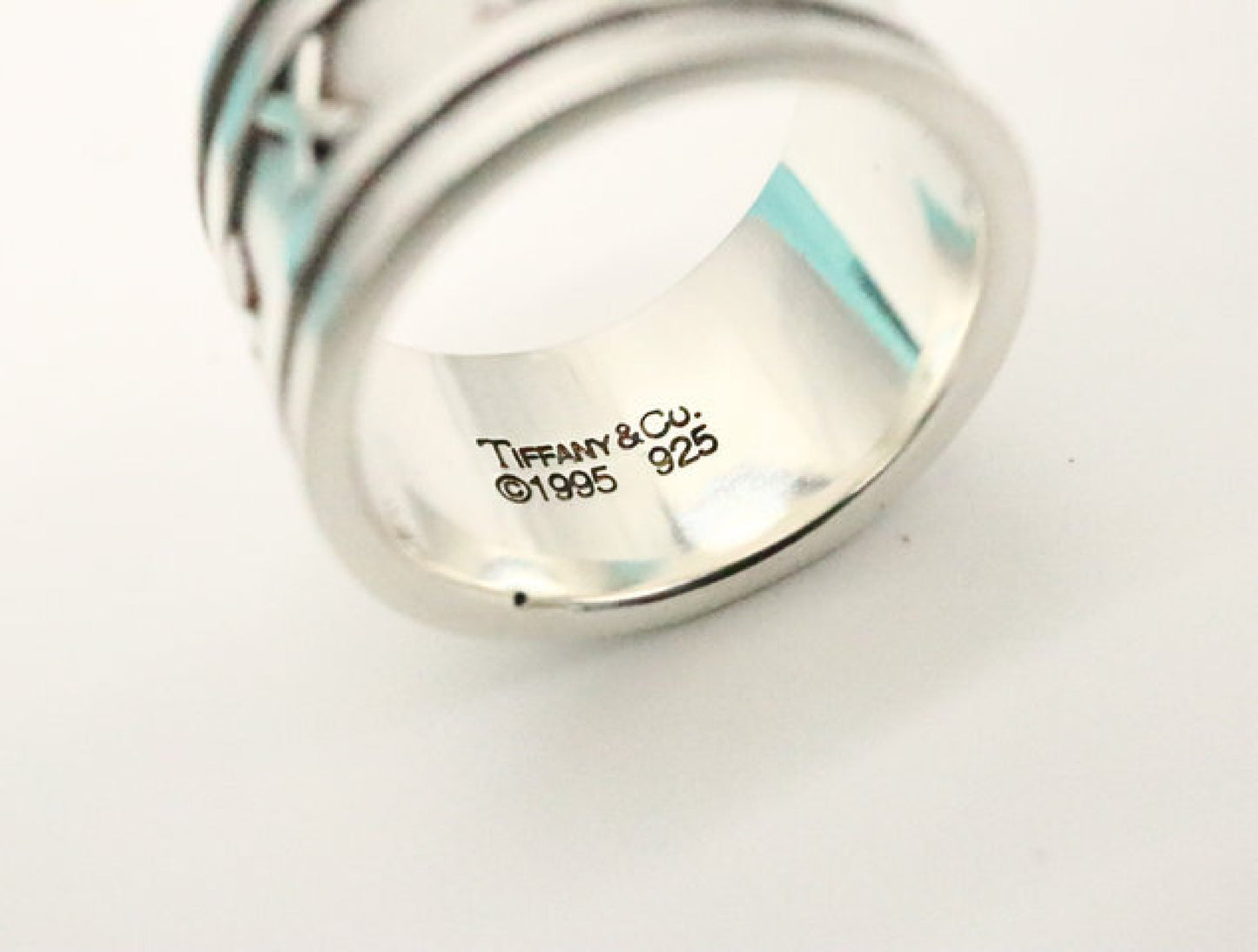Tiffany&Co. Atlas Wide 925 8.6g #10.5 Ring