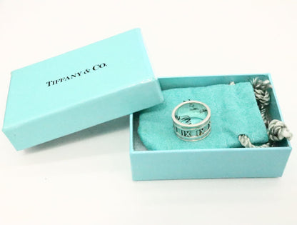 Tiffany&Co. Atlas Wide 925 8.6g #10.5 Ring