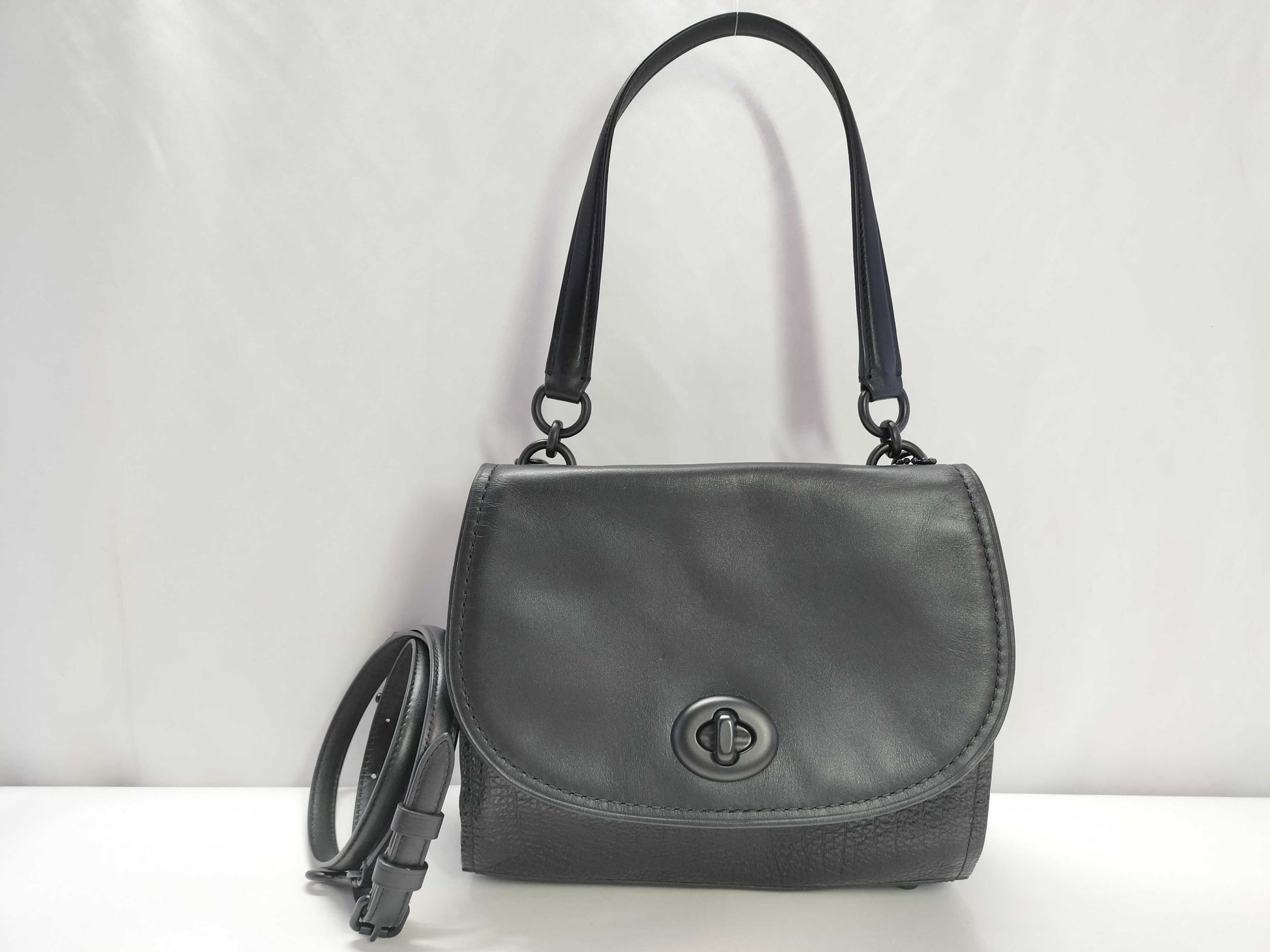 COACH Suede Leather One Shoulder 2WAY Bag