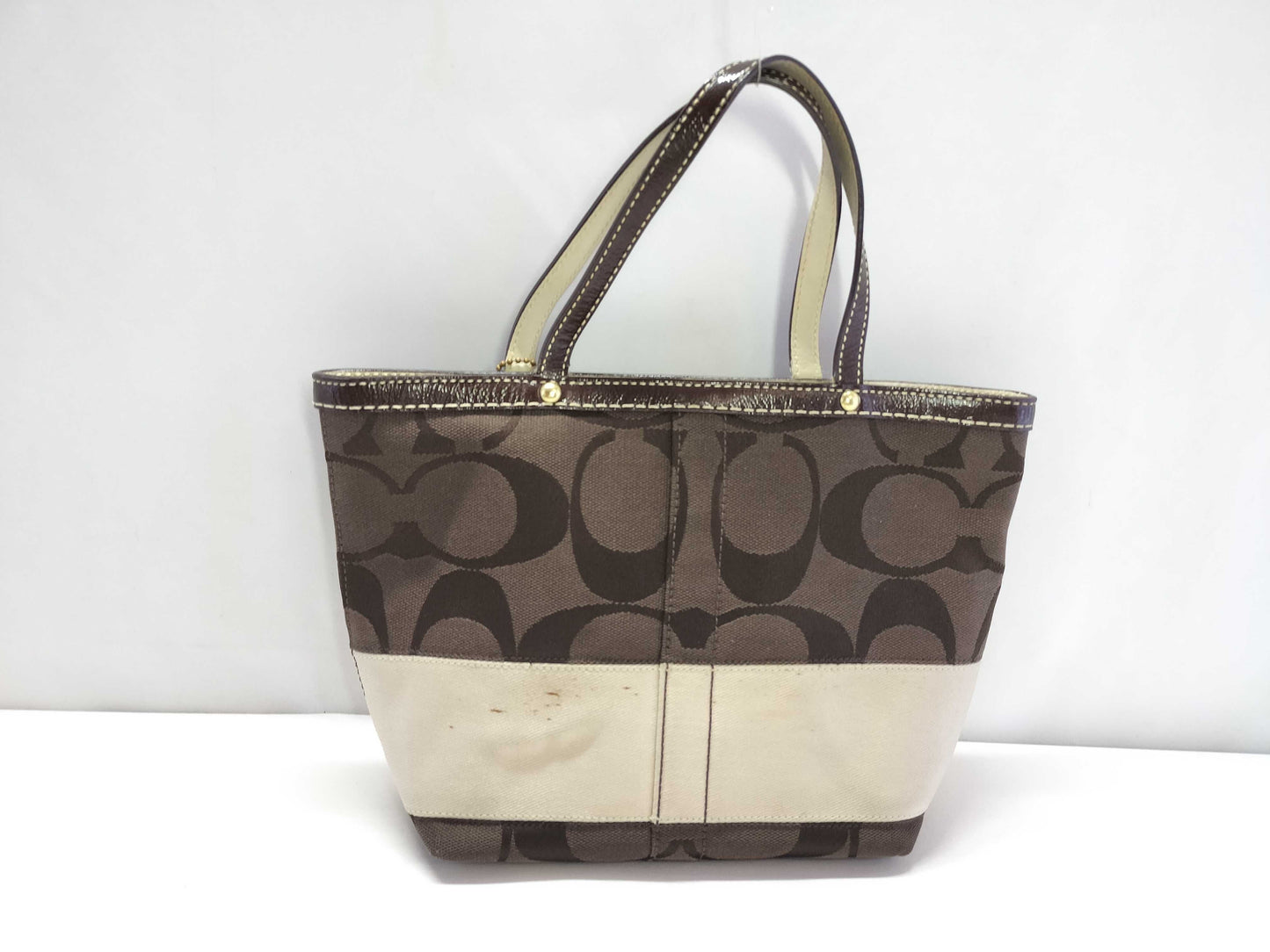 COACH Signature Coach Canvas Signature Tote Tote Bag