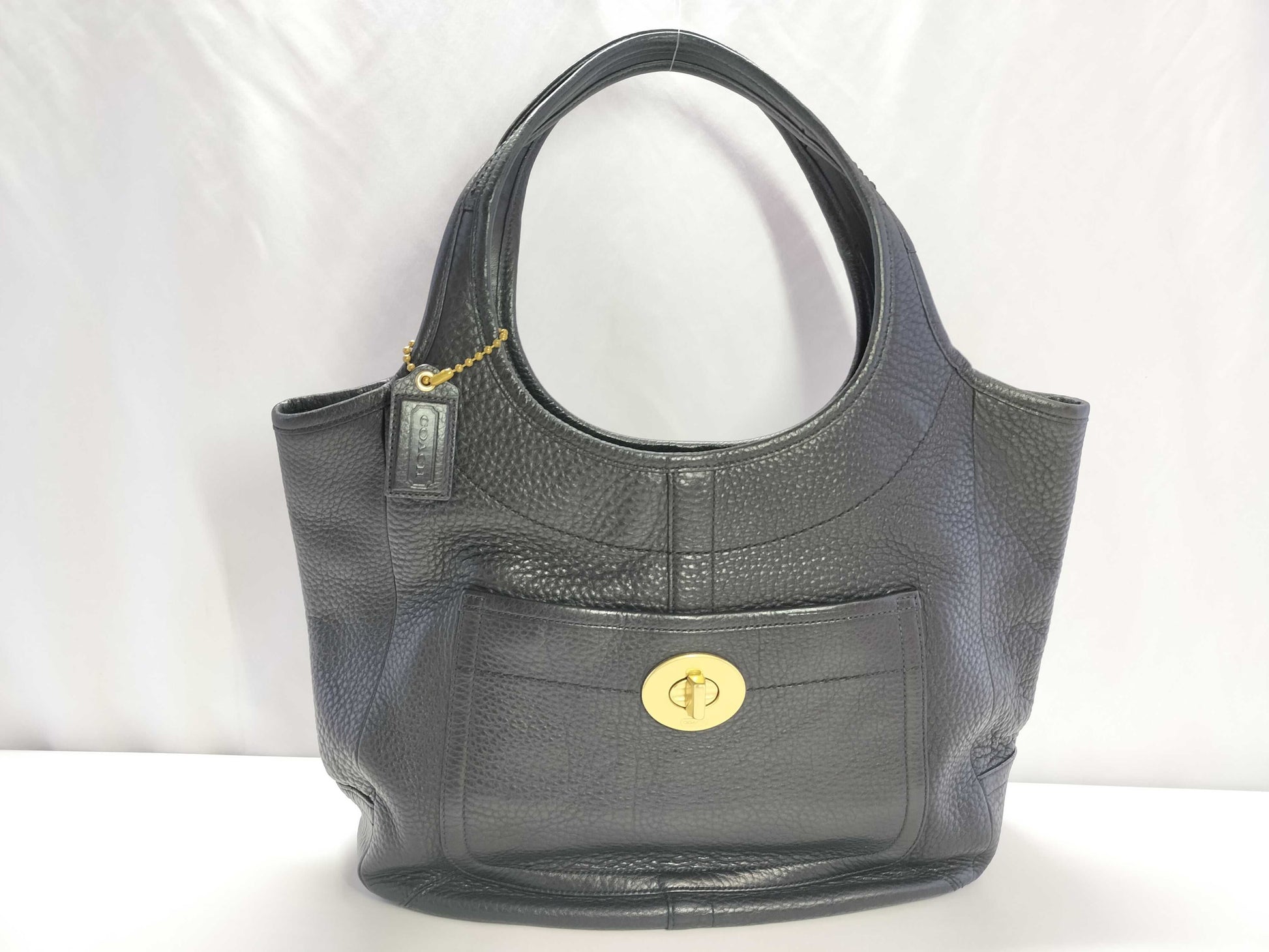 COACH Hobo Turnlock Tote Bag