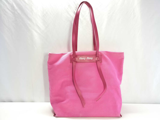 miu miu miu canvas tote tote bag