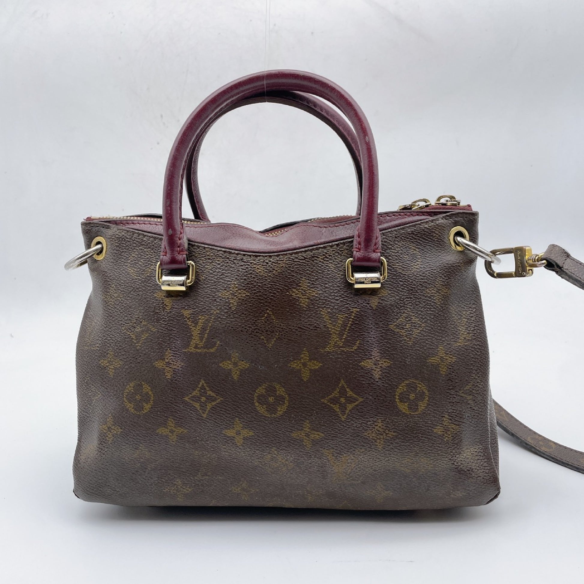 LOUIS VUITTON Monogram Pallas BB Handbag
