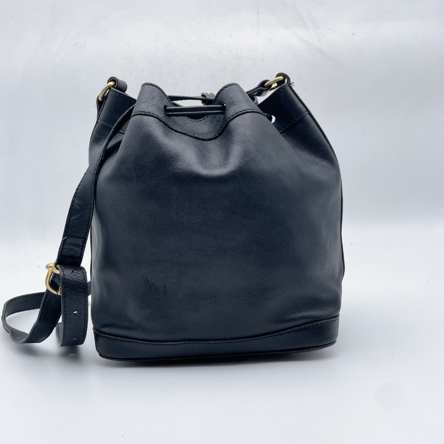 CELINE Celine Leather Black Shoulder Bag