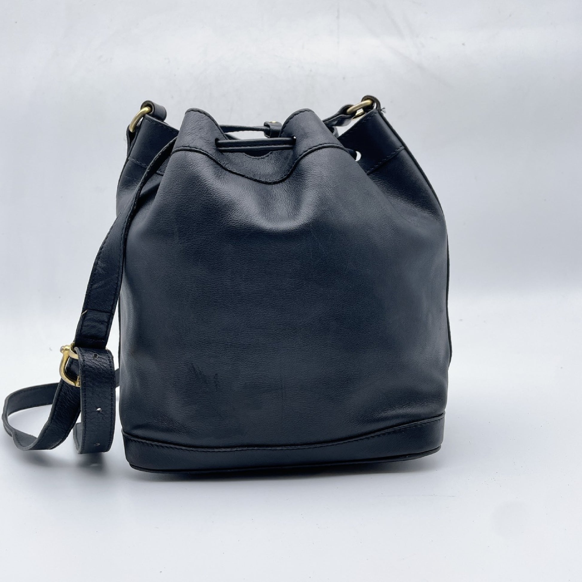 CELINE Celine Leather Black Shoulder Bag