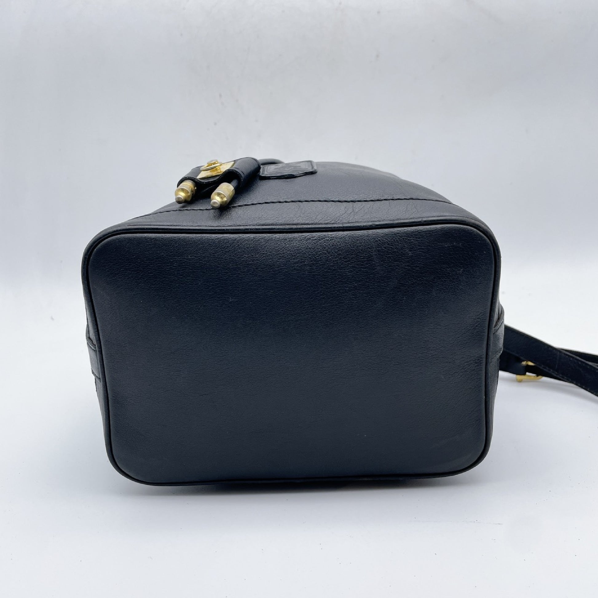 CELINE Celine Leather Black Shoulder Bag