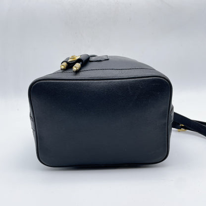 CELINE Celine Leather Black Shoulder Bag