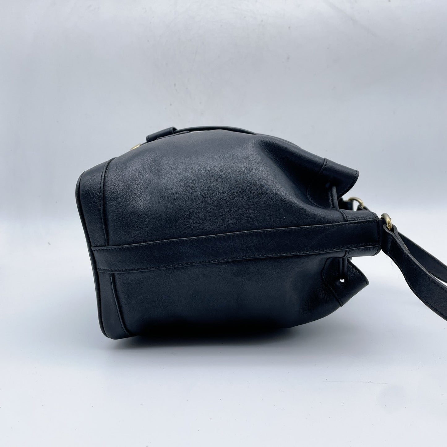 CELINE Celine Leather Black Shoulder Bag